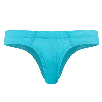 Men's Simple Breathable Mesh Pouch Bikini
