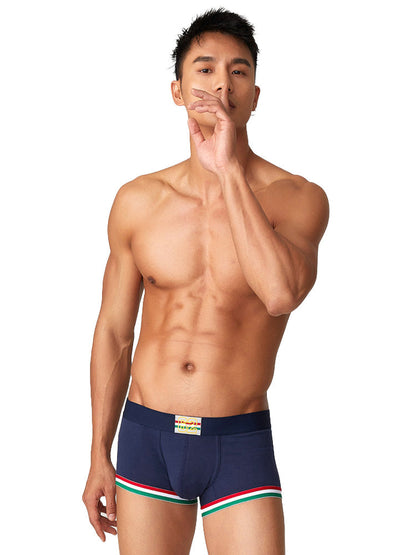2 Pack Men's Low-Rise Cotton Boxer Briefs