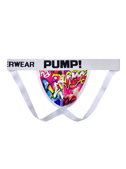 Men's Sexy Graffiti Pouch Thongs