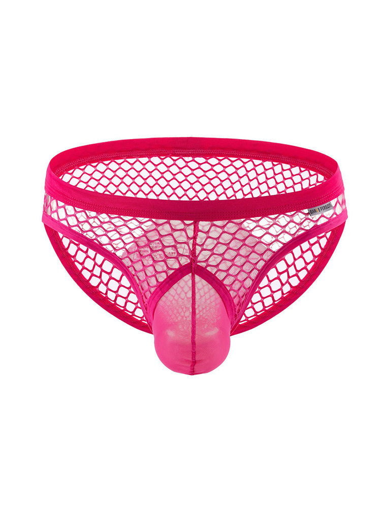 2 Pack Men's Low-Rise Mesh Breathable Bikini