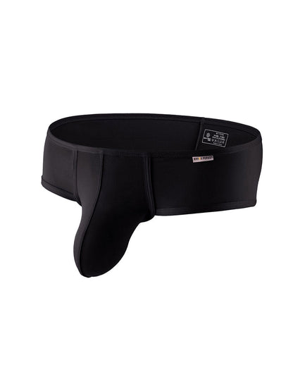 2 Pack Men's 3D Pouch Low-Rise Slim-Fit Trunks