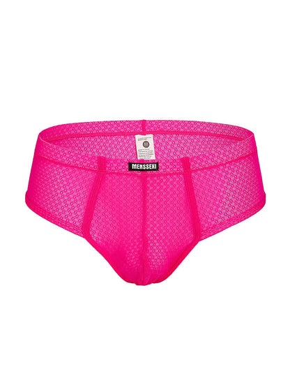 2 Pack Men's Low-Rise Lace Semi-Transparent Trunks