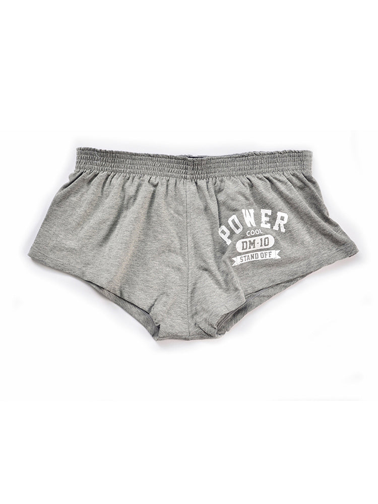 Men's DM Printed Lettering Low Waist Sexy Cotton Boxer Shorts