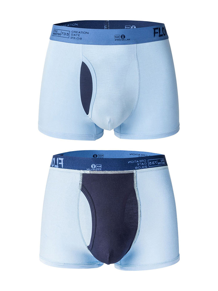 2-pack Men's Viscose Open-top Boxer Briefs
