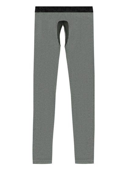 Men's Pure Cotton Open Crotch Breathable Warm Pants
