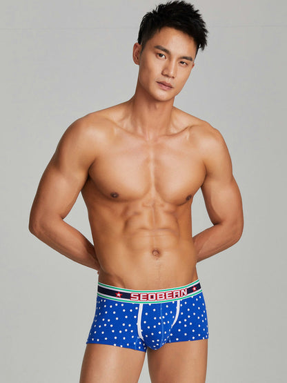 Men's Christmas Holiday Pouch Cotton Underwear