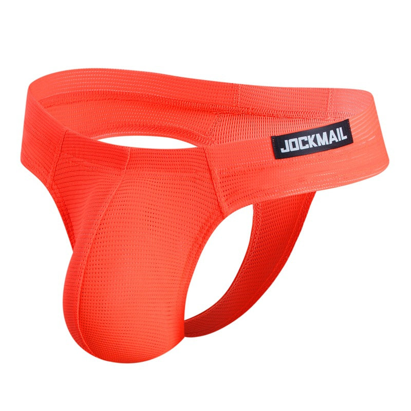 Men's Simple Breathable Mesh Pouch Bikini