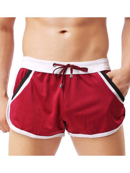 2 Pack Drawstring Leisure Men's Loose Boxer Shorts