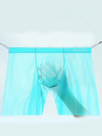 Ultra-Thin Breathable Semi-Transparent Pouch Boxers Briefs & Midway Briefs