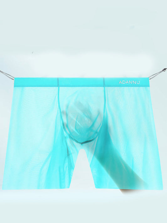 Ultra-Thin Breathable Semi-Transparent Pouch Boxers Briefs & Midway Briefs