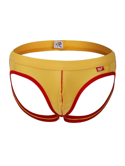 4 Pack Men's Low Waist Sexy Breathable Butt Lifting Stylish Comfortable Jockstrap