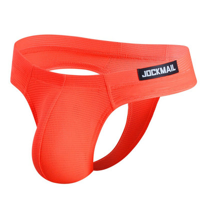 Men's Simple Breathable Mesh Pouch Bikini