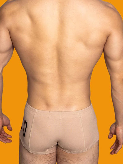 Men's Solid Color Comfortable Button-down Trunks