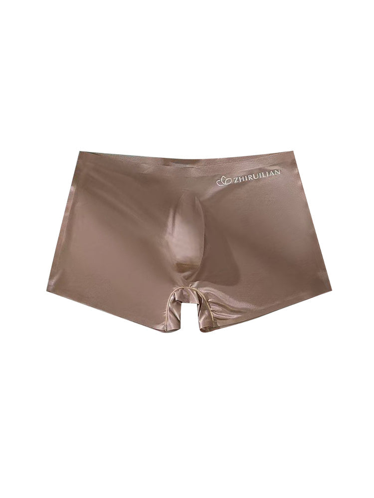2-pack Men's Translucent Seamless 3D Pocket Boxer Briefs