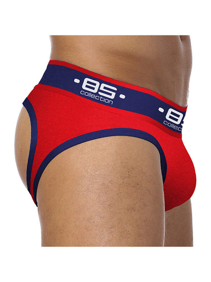 3 Pack Men's Low-Rise Open-Back Sexy Jockstraps