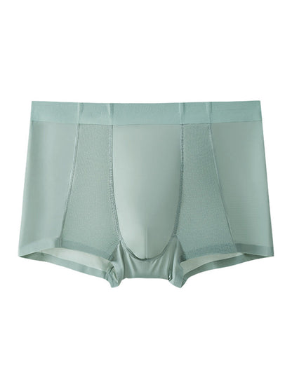 3 Pack Men's Soft Antibacterial Cooling Breathable Air Conditioner Trunks