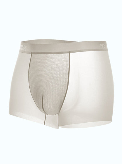4 Pack Men's Breathable Ice Silk Antibacterial Sports Trunks