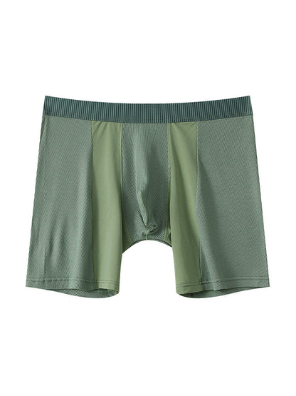 2 Pack Men's Anti-friction Sports Long Nylon Mesh Briefs
