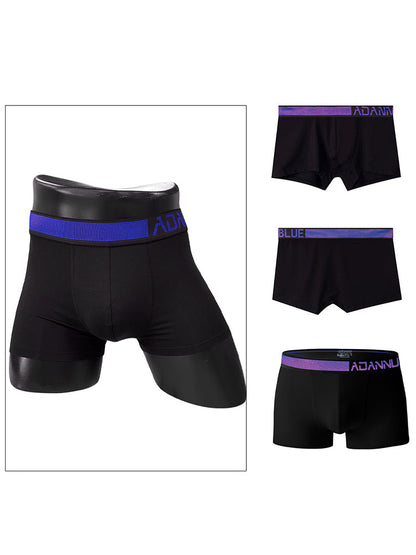 Men's Spliced Color Classic Modal Trunks