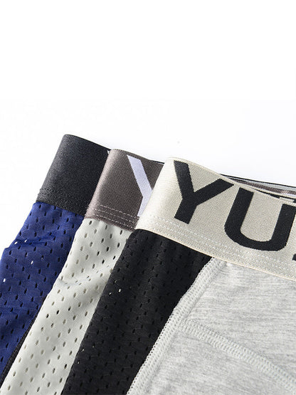 Men's Breathable Sport Boxer Briefs