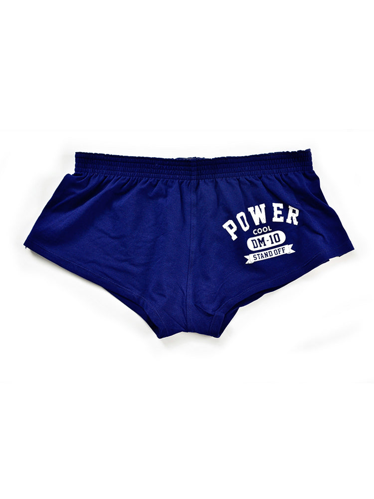 Men's DM Printed Lettering Low Waist Sexy Cotton Boxer Shorts