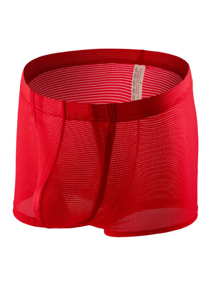 Men's Big Pouch U-convex Trunks with Fly