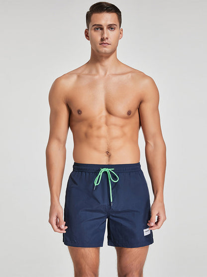 Men's Solid Breathable Beach Shorts Boxer