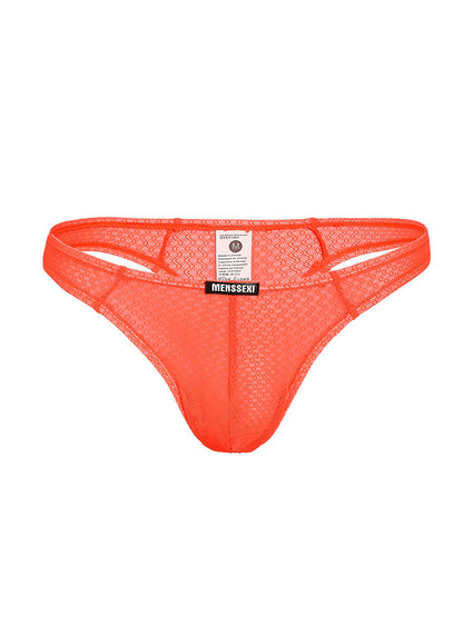 2 Pack Men's Low-Rise Lace High Elasticity Bikinis