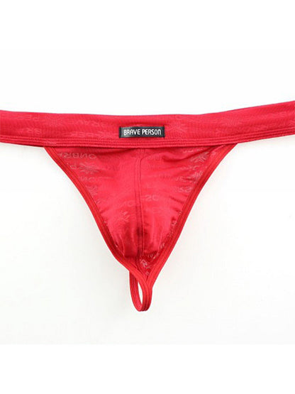 3-pack Men's Lace Obscure Embossed G-String Thong