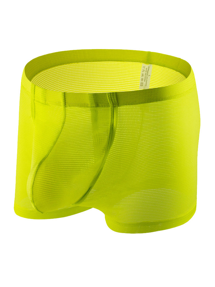 Men's Big Pouch U-convex Trunks with Fly