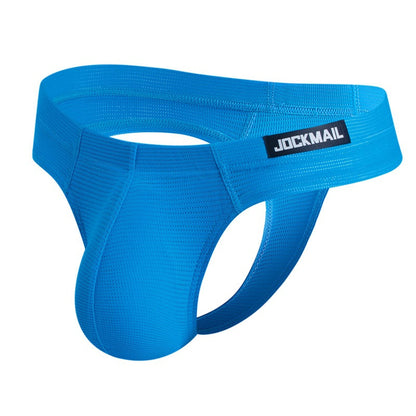 Men's Simple Breathable Mesh Pouch Bikini