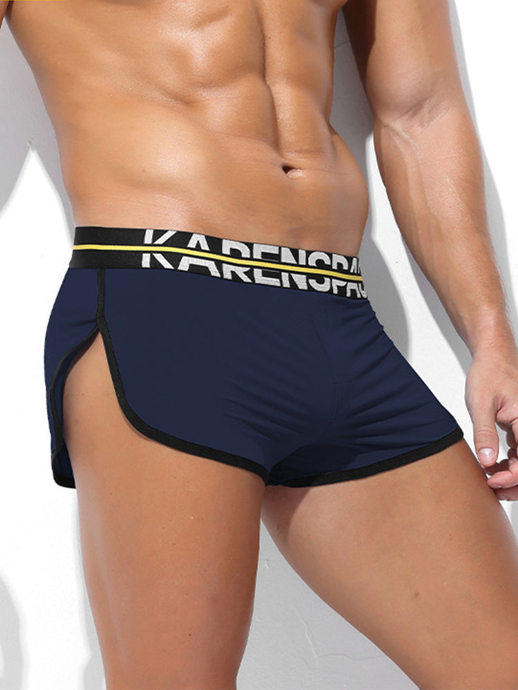 2 Pack Men's Comfortable Lounge Sport Boxer Briefs