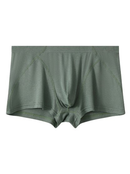 3 Pack Men's Breathable Comfort U-Shaped Raised Pocket Ribbed Briefs