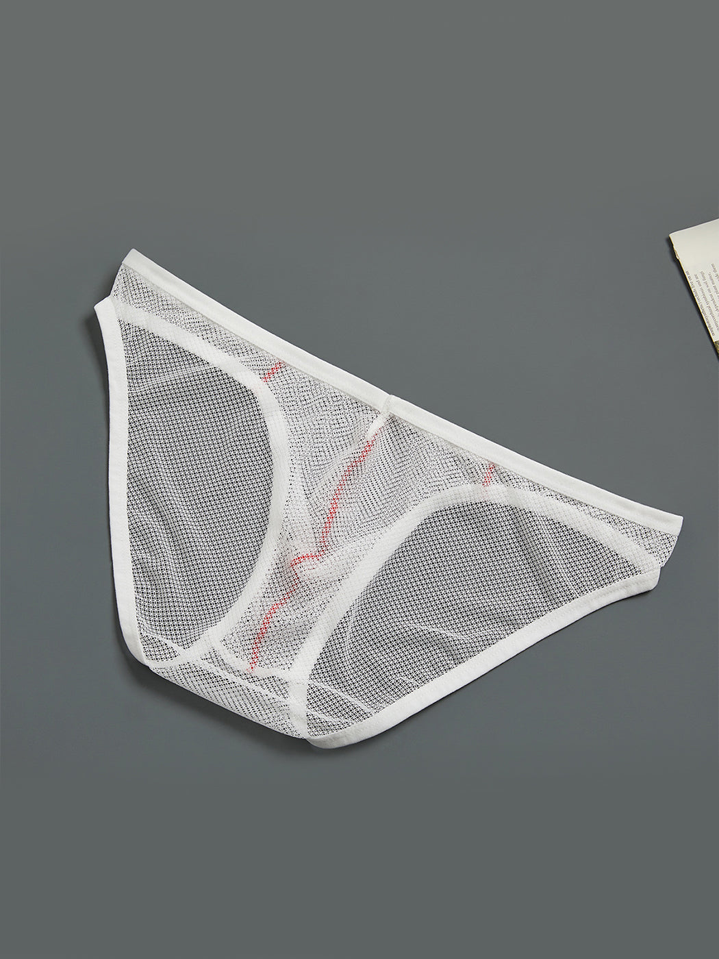 2 Pack Men's See-through Mesh Bikini