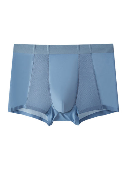 3 Pack Men's Soft Antibacterial Cooling Breathable Air Conditioner Trunks