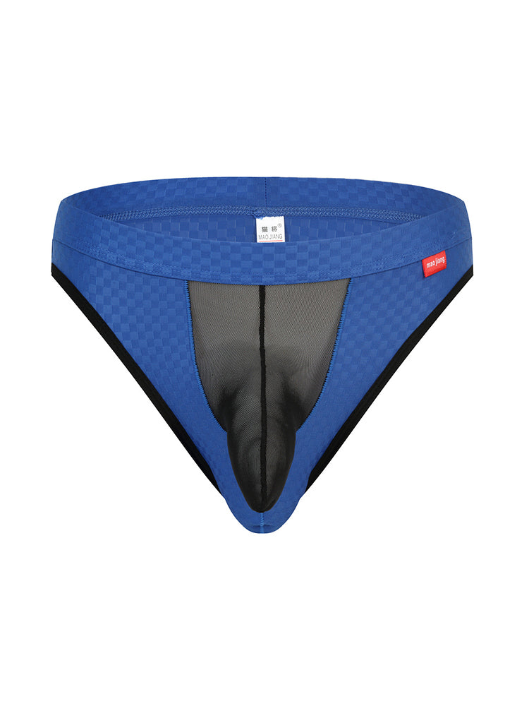 2 Pack Men's Sexy Thongs with Transparent Elephant Trunk