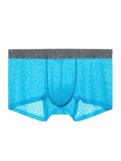 3 Pack Men's Lace Breathable Sweat-Wicking Trunks
