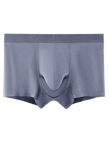 3 Pack Men's Separation Design Seamless Antibacterial Breathable Trunks
