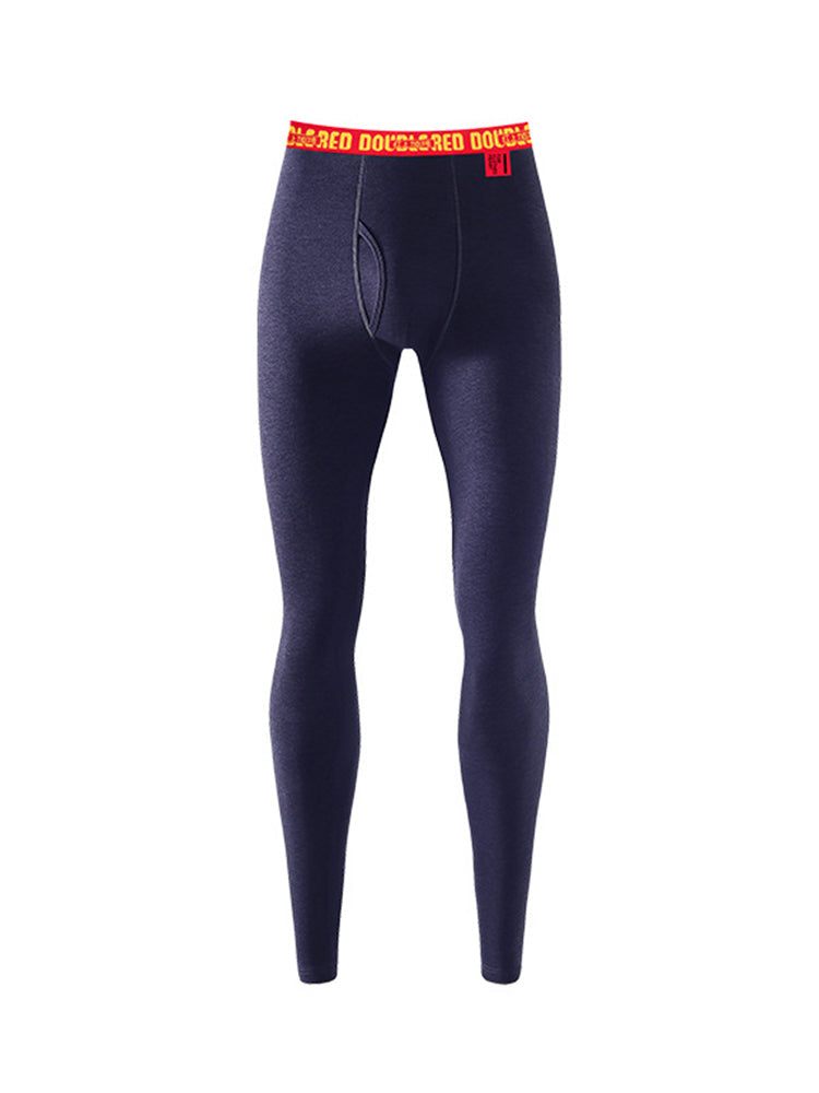 Men's Thermal Pants with Fleece Lining. Thickened Sports Base Layer Pants