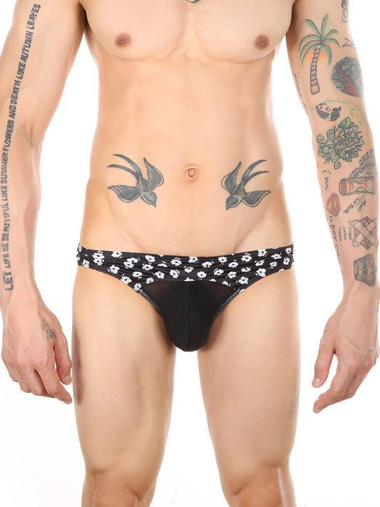 4 Pack Men's Sexy Print Pouch Bikini