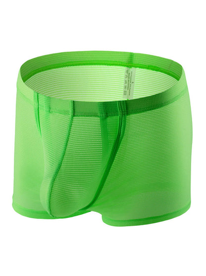 Men's Big Pouch U-convex Trunks with Fly