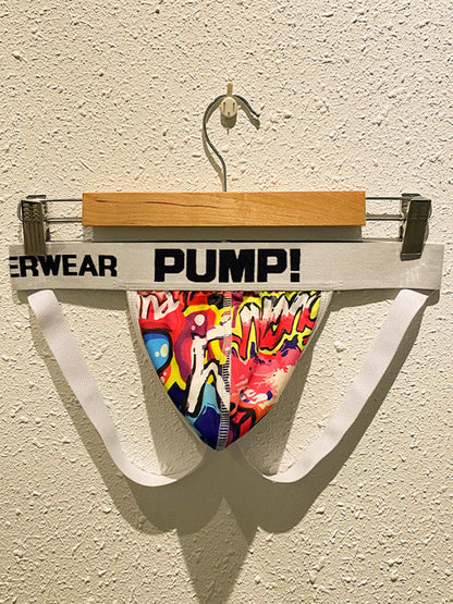 Men's Sexy Graffiti Pouch Thongs