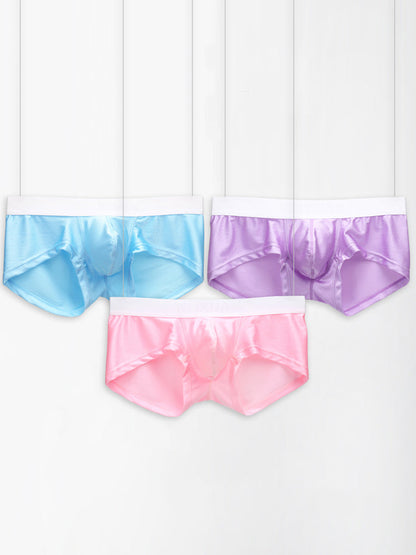 2 Pack Men's Contoured Pouch Sexy Trunks
