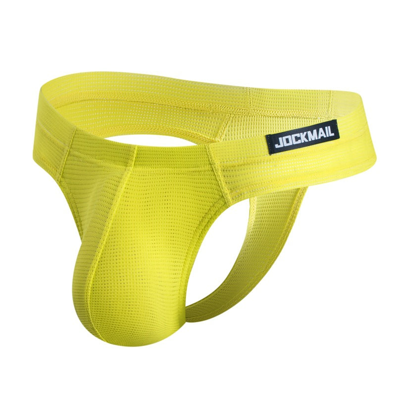 Men's Simple Breathable Mesh Pouch Bikini