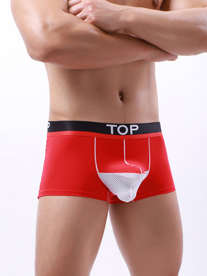 4 Pack Men's Cotton Gun Egg Separation Elephant Nose Trunks