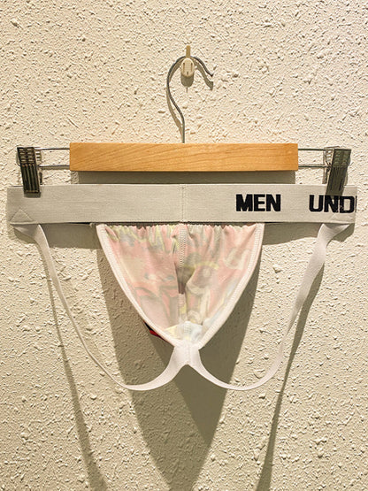 Men's Sexy Graffiti Pouch Thongs