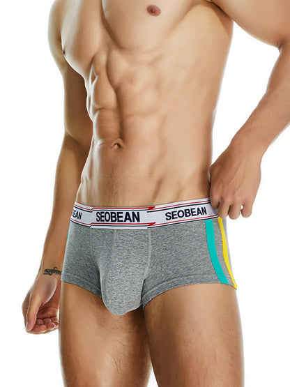 Men's Side Line Pouch Cotton Trunks