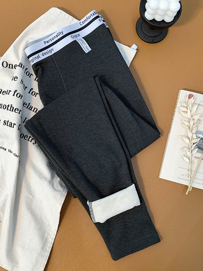 Men's Thermal Pants with Fleece Lining. Thickened Sports Base Layer Pants