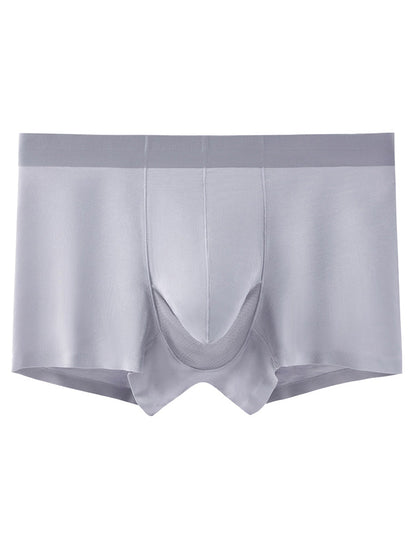 3 Pack Men's Separation Design Seamless Antibacterial Breathable Trunks