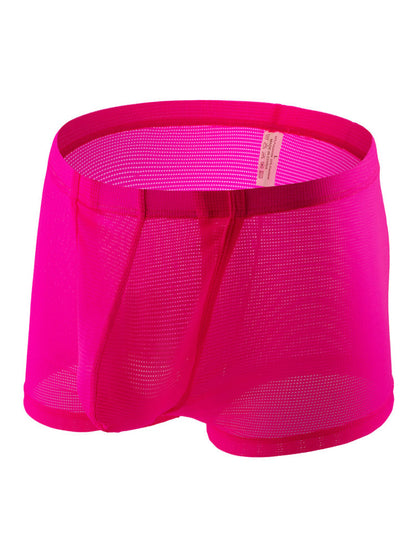 Men's Big Pouch U-convex Trunks with Fly